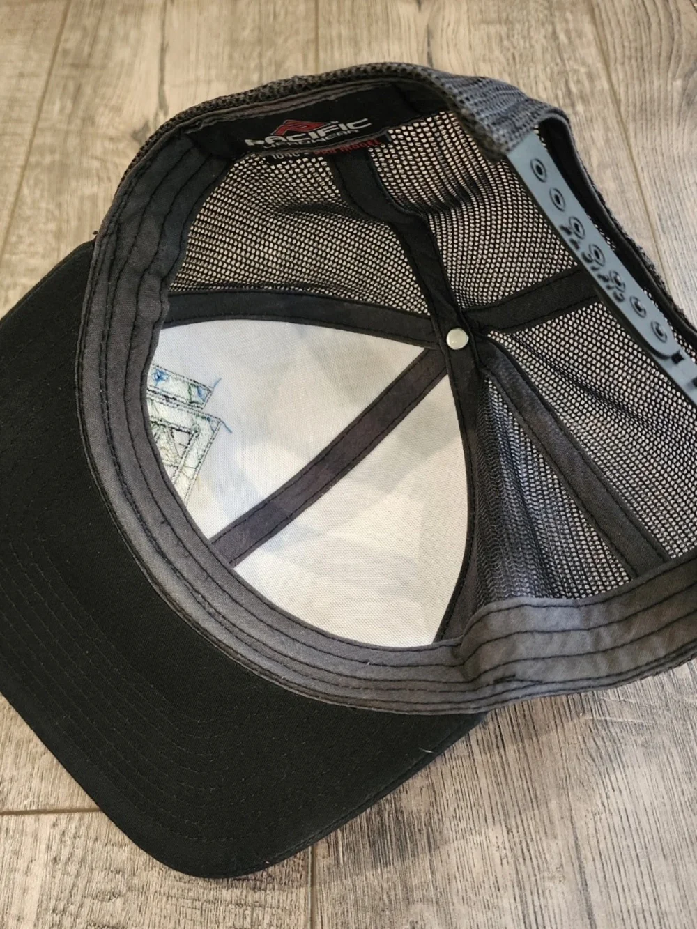 Pacific Headwear 104C Pro Model Trucker Hat Adjustable Snapback Mesh